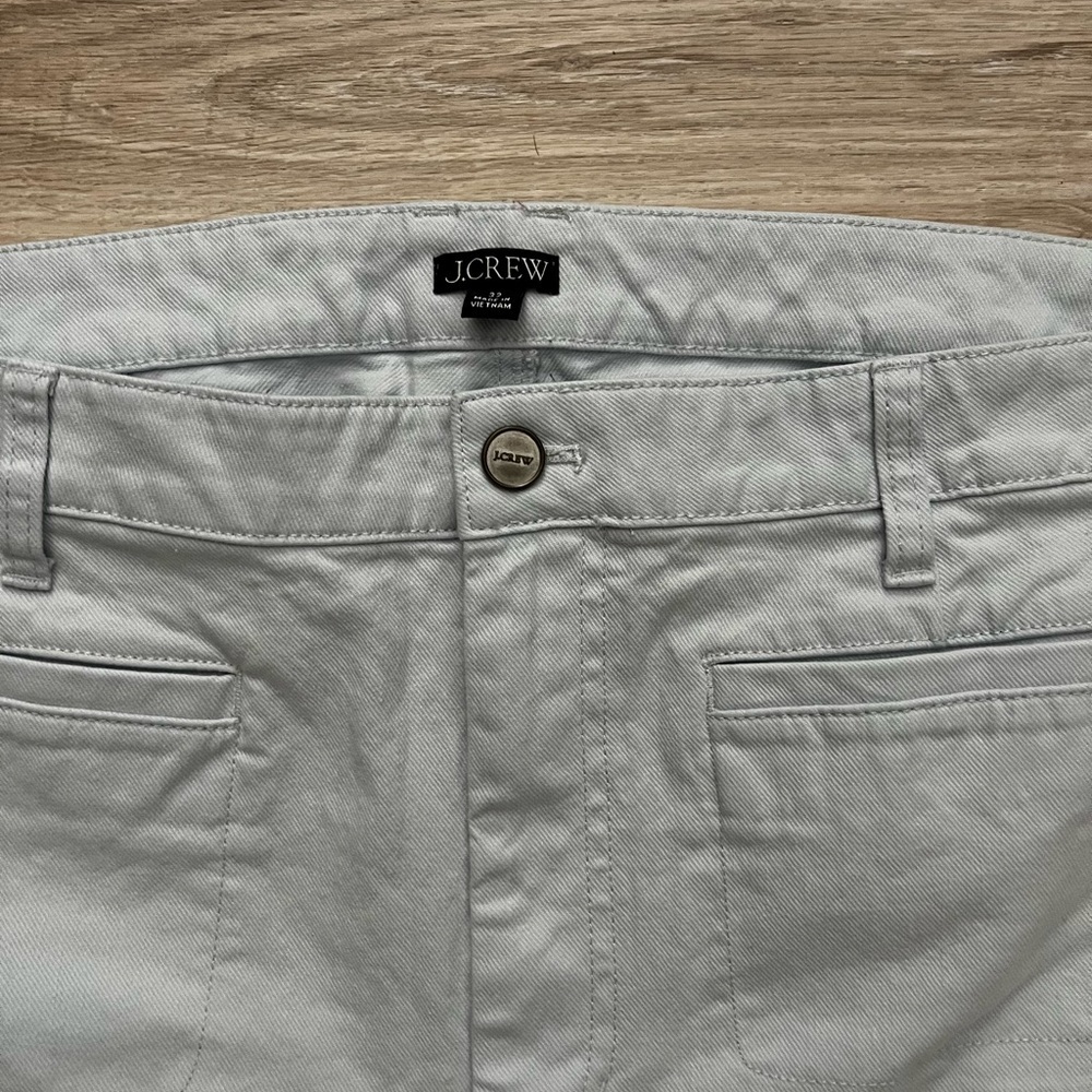 J.Crew Women’s Vintage flare pant in washed twill Light Blue - Size 32 - Picture 3 of 7